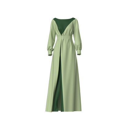 Ije Oma Color Block Maxi Dress